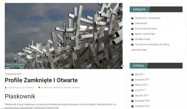 Profile otwarte i zamknięte na portalu
