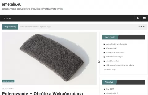 Nowe tematy na portalu - zapraszamy