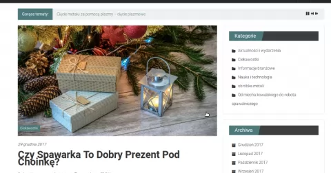 Czy spawarka to dobry prezent pod choinkę?