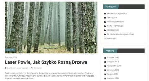 Nowe zastosowanie laseru