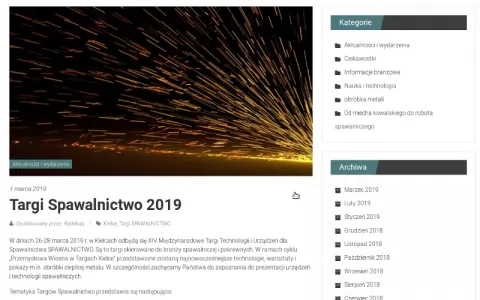 Targi Spawalnictwo 2019