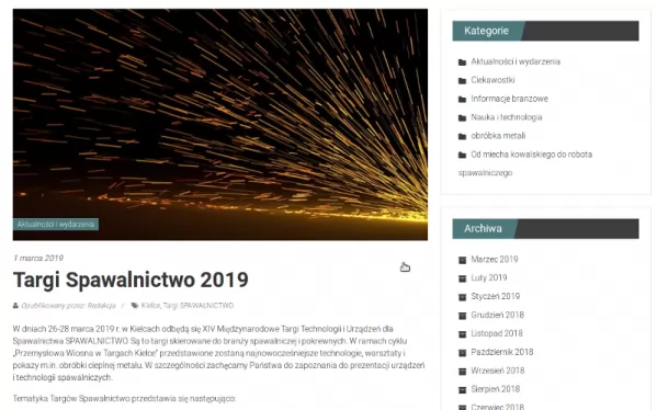 Targi Spawalnictwo 2019