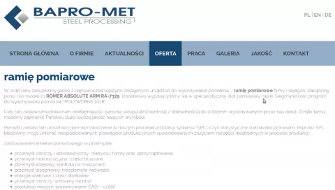 Precyzja pomiarów