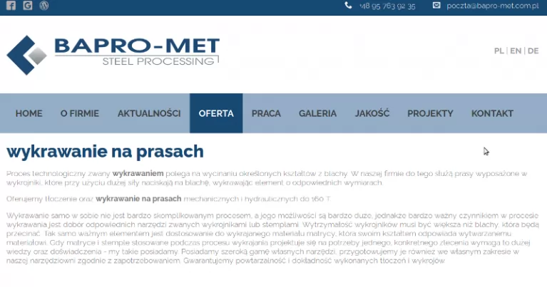 Na czym polega wykrawanie na prasach?