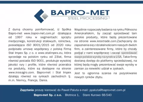 Promocja naszej firmy w Biznesie Lubuskim
