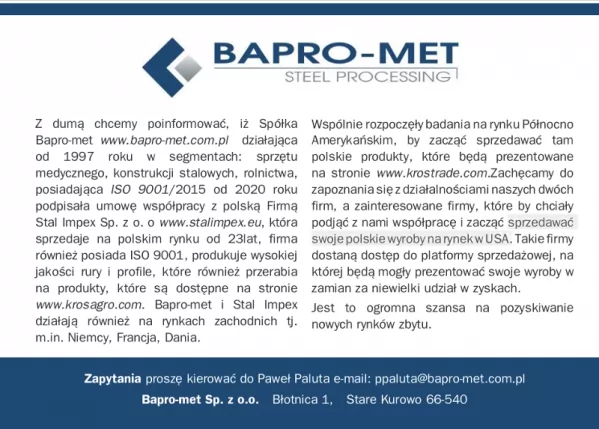 Promocja naszej firmy w Biznesie Lubuskim