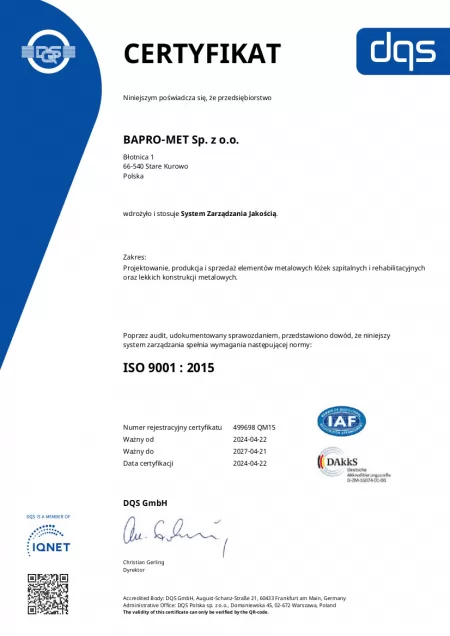 ISO-Zertifikat (PL)