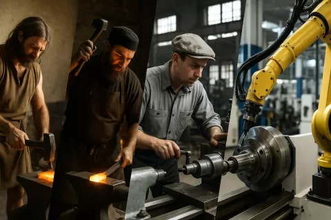 Historia obróbki metali - od pradziejów do współczesności