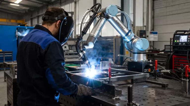 Coboty w przemyśle - inteligentna współpraca człowieka i maszyny